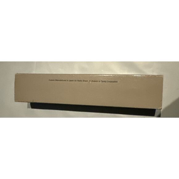 Condenser Microphone Realistic Ultra Slim 33-2011 600 ohms Desk Stand Org Box - Picture 8 of 9